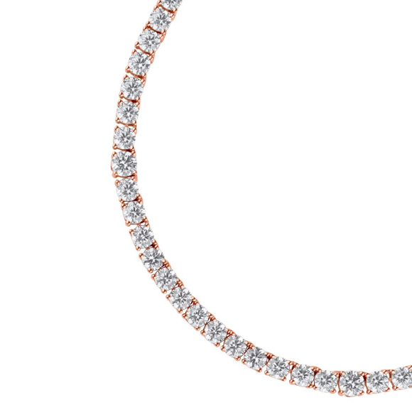 Collier serti de zirconiums