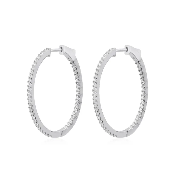 Créoles Excellence Argent 925 Rh