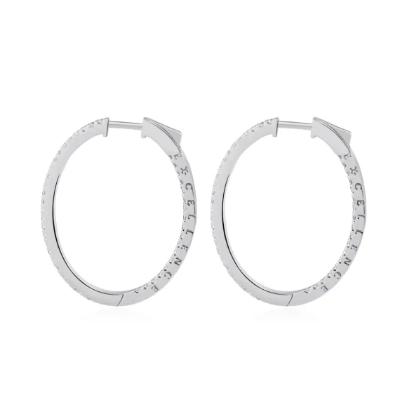 Créoles Excellence Argent 925 Rh