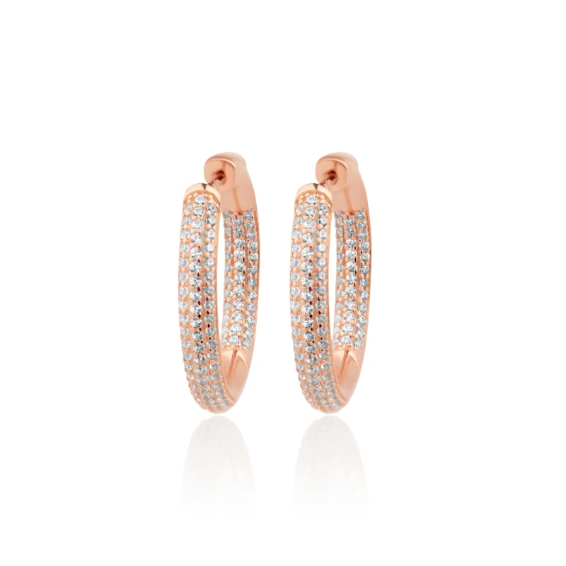 Créoles Excellence Argent 925 RG Créoles Excellence Argent 925 RG