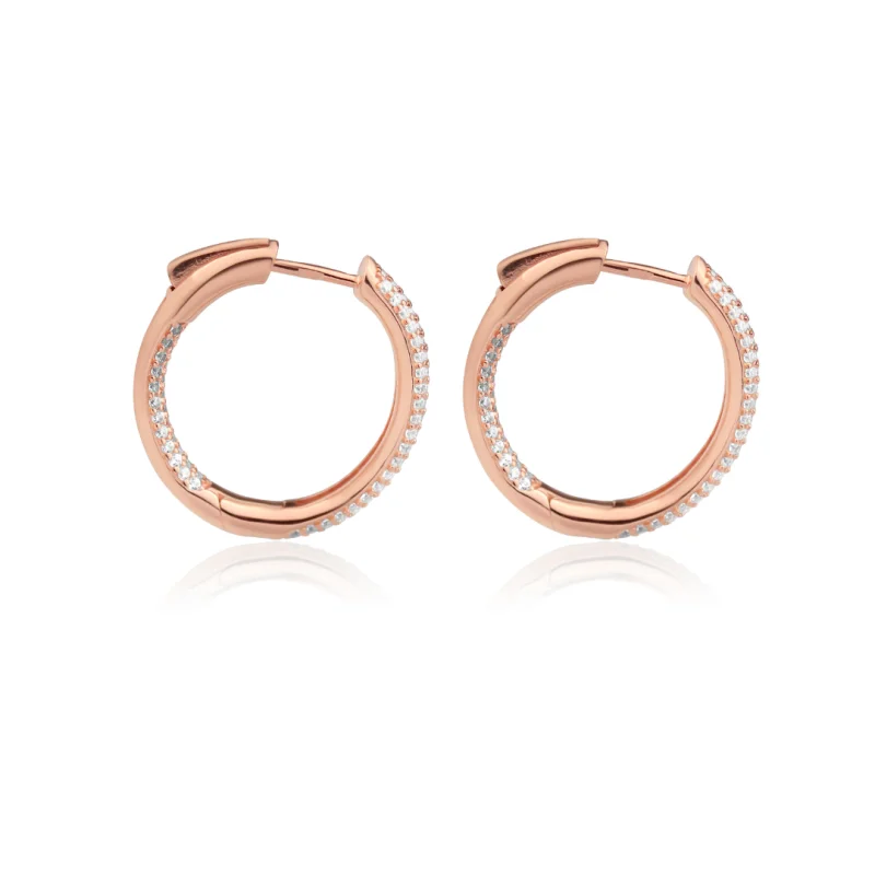 Créoles Excellence Argent 925 RG Créoles Excellence Argent 925 RG