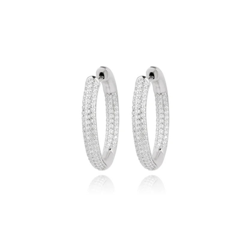 Créoles Excellence Argent 925 Rh