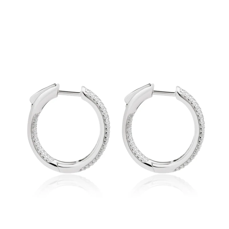 Créoles Excellence Argent 925 Rh