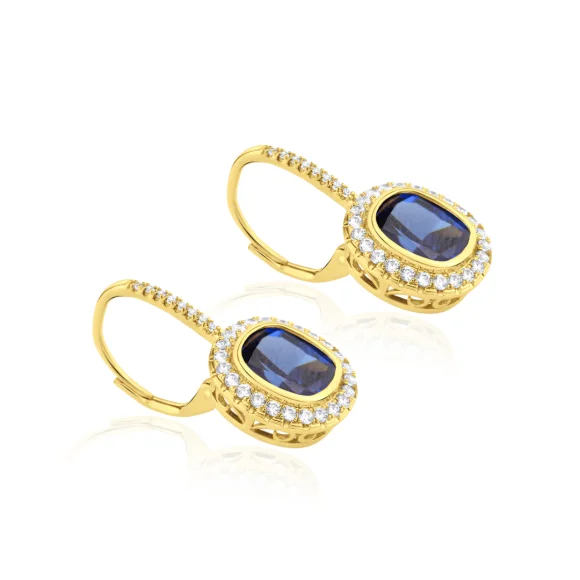 Boucles Excellence Plaqué Or 18K 3Mic & TZ