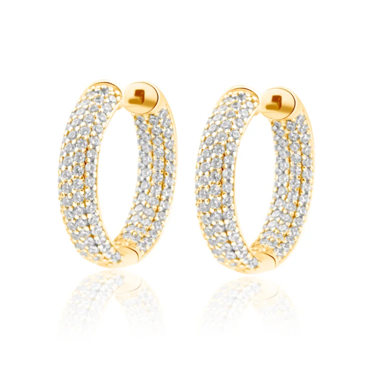 Créoles en Plaqué Or