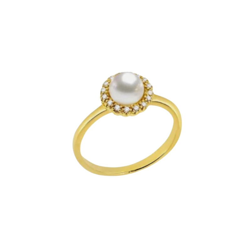 Bague Excellence Plaqué Or 18K 3Mic & FWP