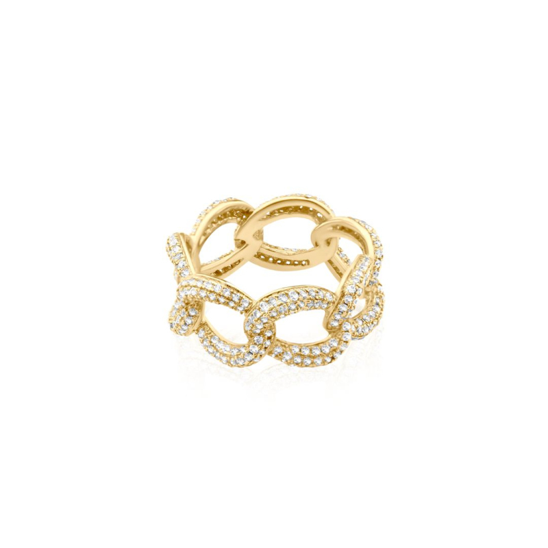 Bague Excellence Plaqué Or 18K 3Mic