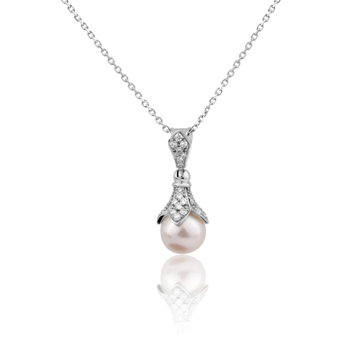 Pendentif Excellence Or gris 750/1000, Diamant & FWP 2