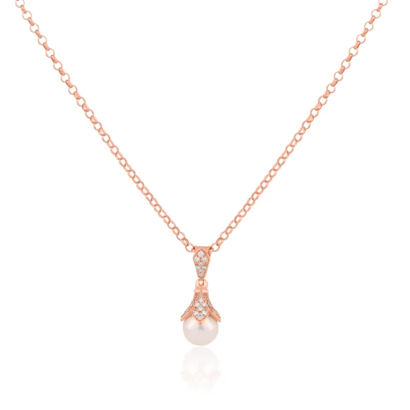 Pendentif Excellence Or rose 750/1000, Diamant & FWP