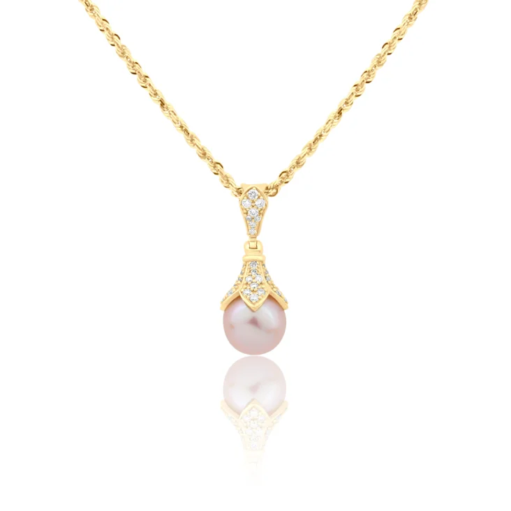 Pendentif Excellence Or jaune 750/1000, Diamants & FWP 2