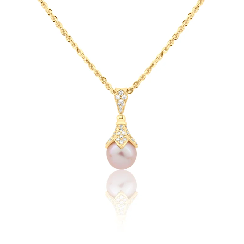 Pendentif Excellence Or jaune 750/1000, Diamants & FWP Pendentif Excellence Or jaune 750/1000, Diamants & FWP