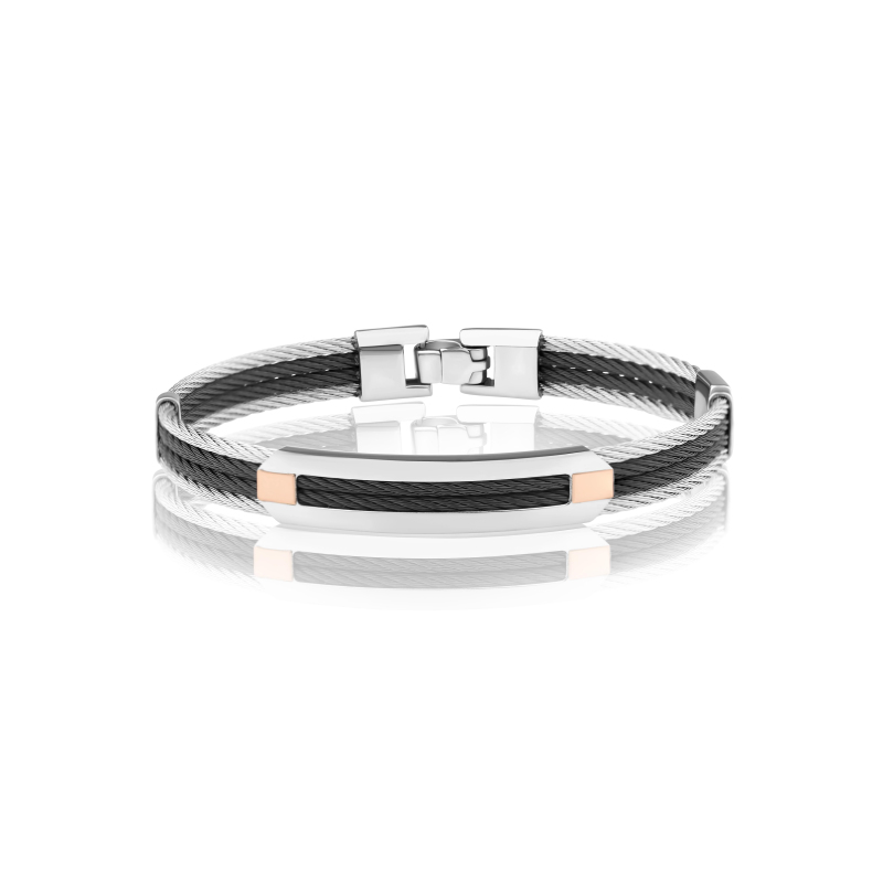 Bracelet rigide Excellence Acier 316L... Bracelet rigide Excellence Acier 316L...