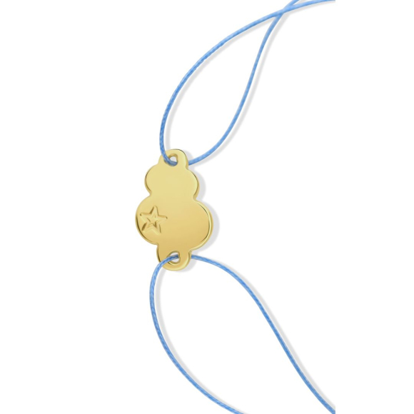 Bracelet nuage Excellence plaqué Or 18k 3Mic