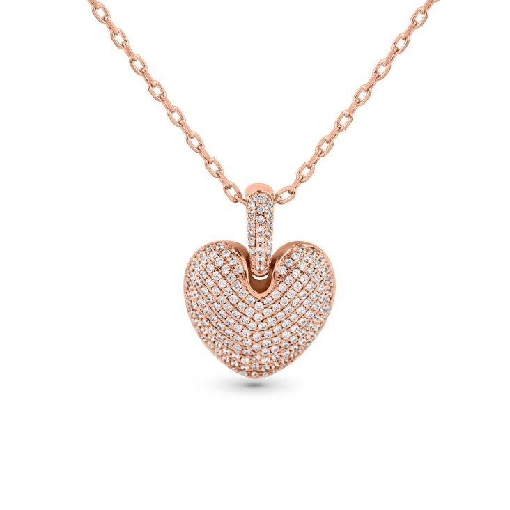 Pendentif Coeur Excellence Argent 925 RG