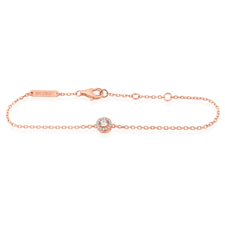 Gourmette margueritte Excellence Argent 925 RG