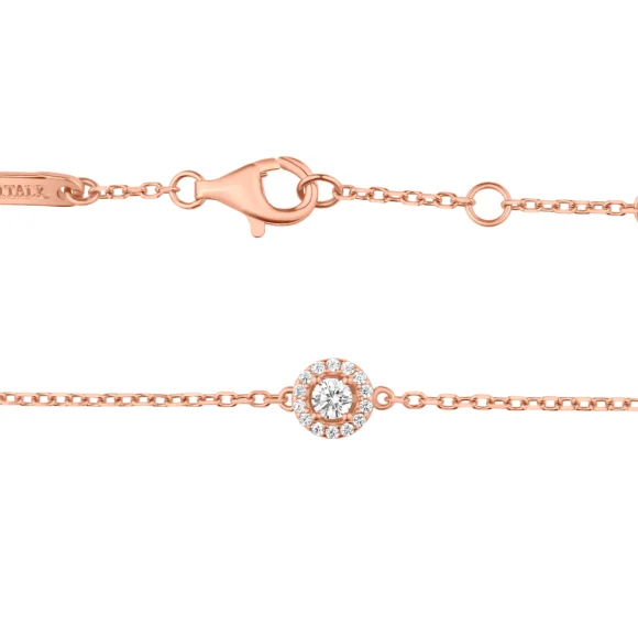 Gourmette margueritte Excellence Argent 925 RG