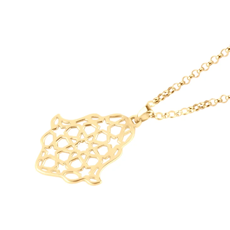 Pendentif Khmissa Excellence Or jaune 750/1000 2