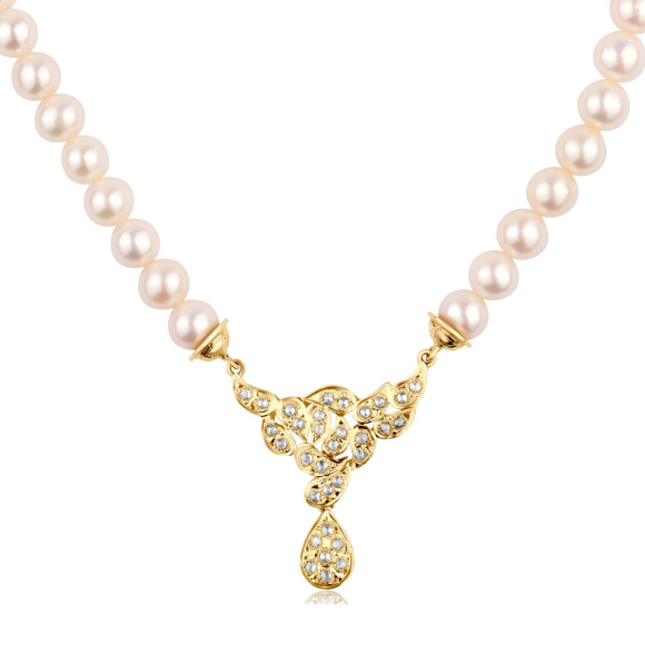 Collier Héritage Perles D'eau Douce & OR 18K RZ