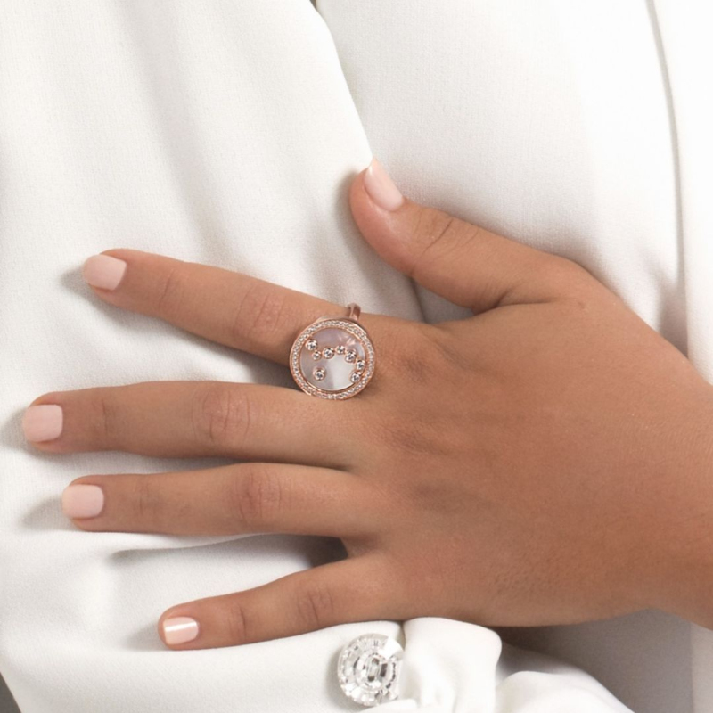 Bague rhodié en rose Bague rhodié en rose