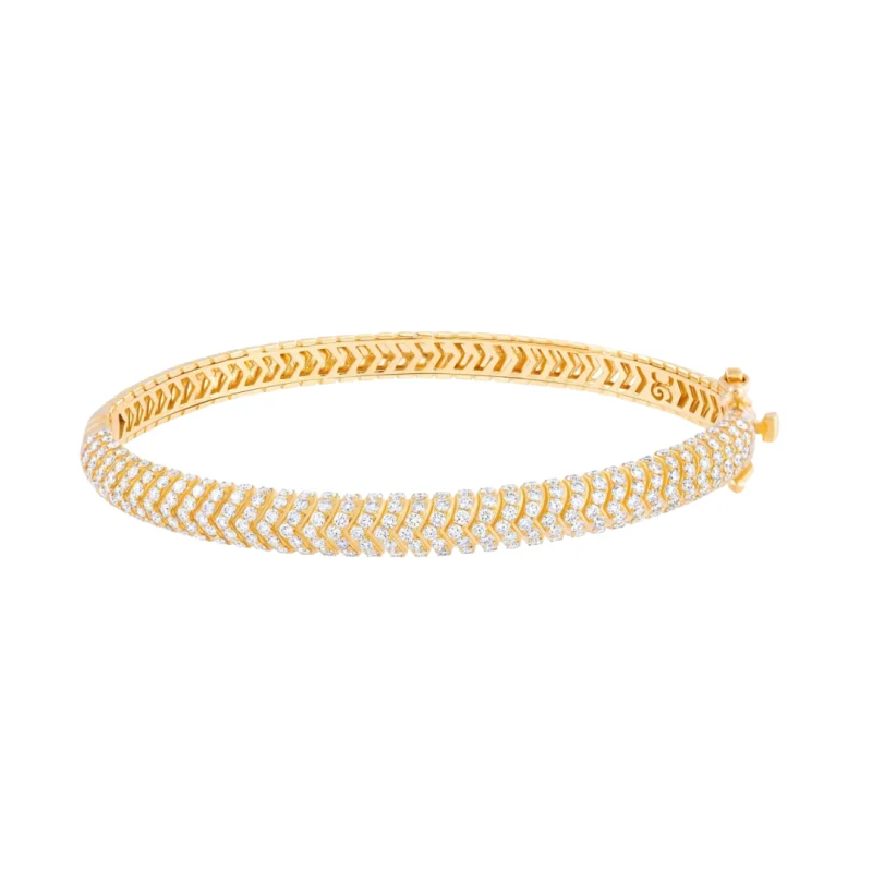 Bracelet Excellence Or jaune 750/1000 & Diamants