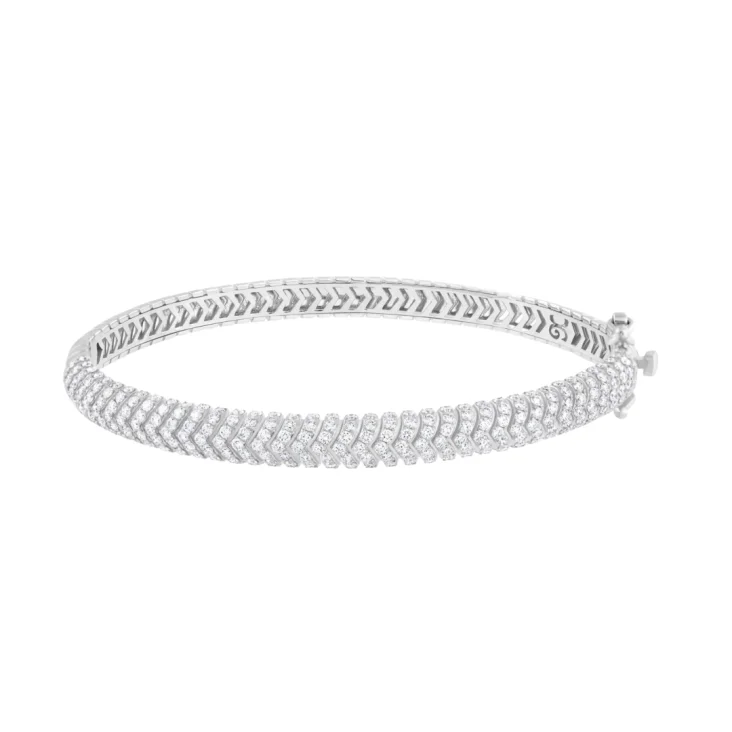 Bracelet Excellence Or gris 750/1000 & Diamants