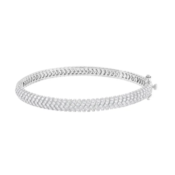 Bracelet Excellence Or gris 750/1000 & Diamants