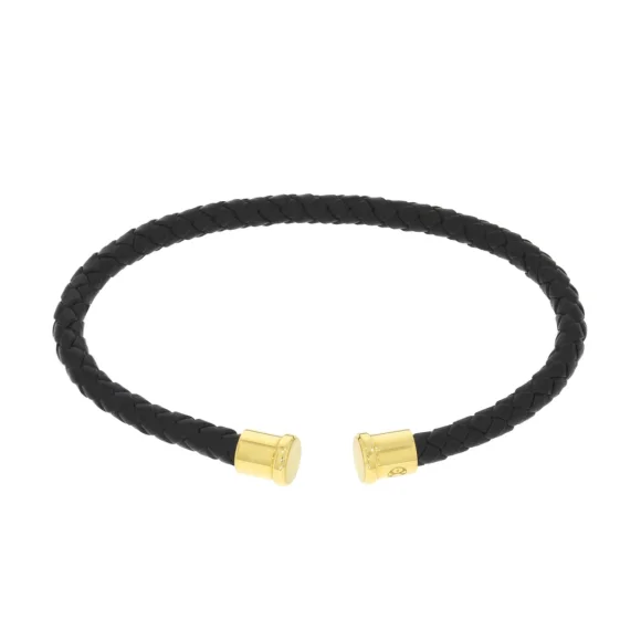 Cuir Noir 4mm Excellence Caméléon Acier 316L Y