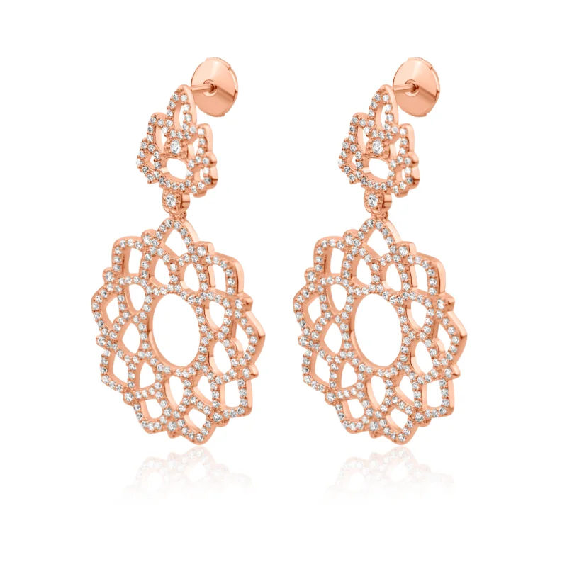 Boucles d'oreilles ovale pendantes... Boucles d'oreilles ovale pendantes...