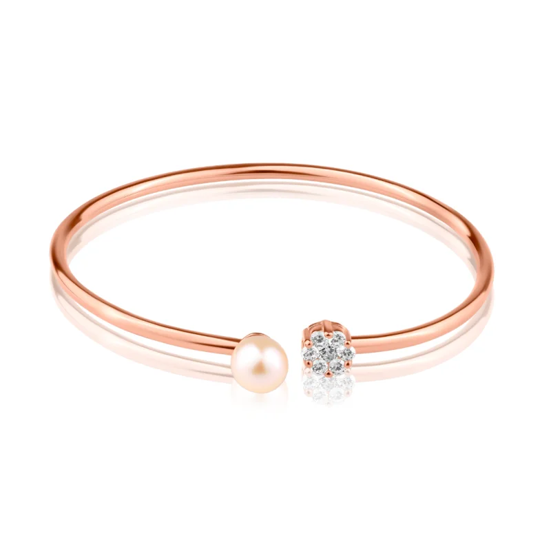 Bracelet rhodié en rose Bracelet rhodié en rose