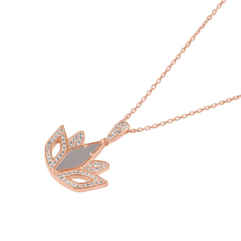 Pendentif Tulipe Excellence Argent...