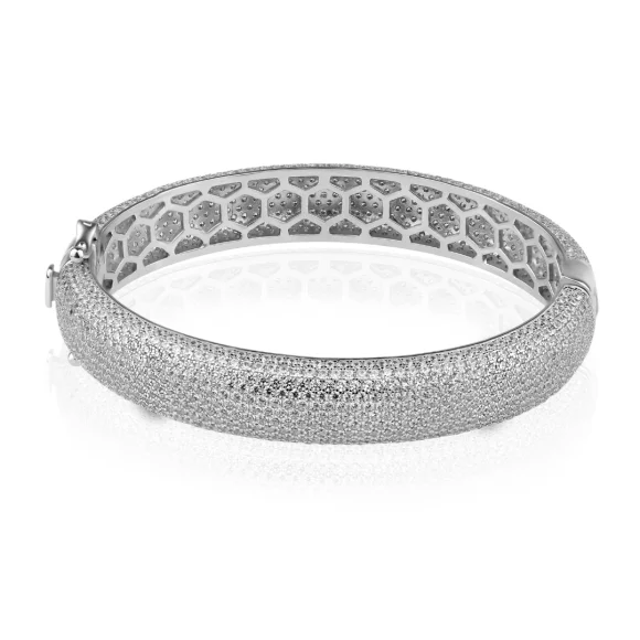 Bracelet motif ruche d'abeille