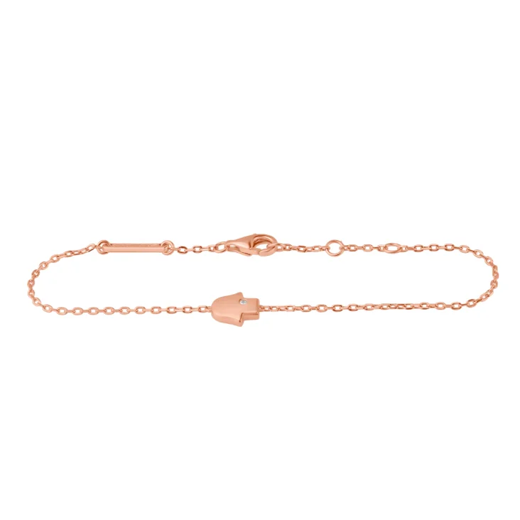 Gourmette khmissa Excellence Argent 925 R.Gold 2