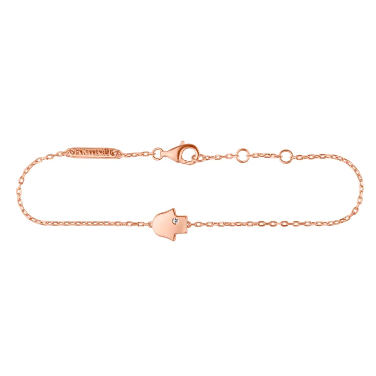 Gourmette khmissa Excellence Argent 925 R.Gold