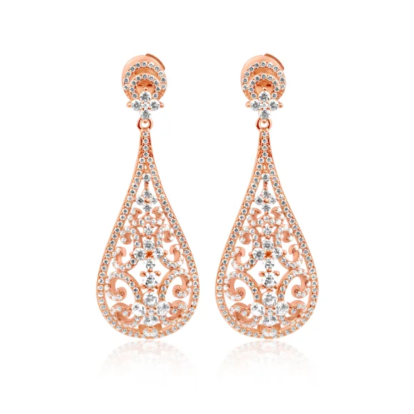 Boucles d'oreilles pendantes Excellence