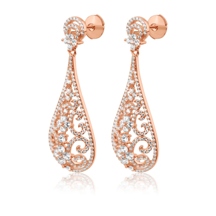 Boucles d'oreilles pendantes Excellence 2