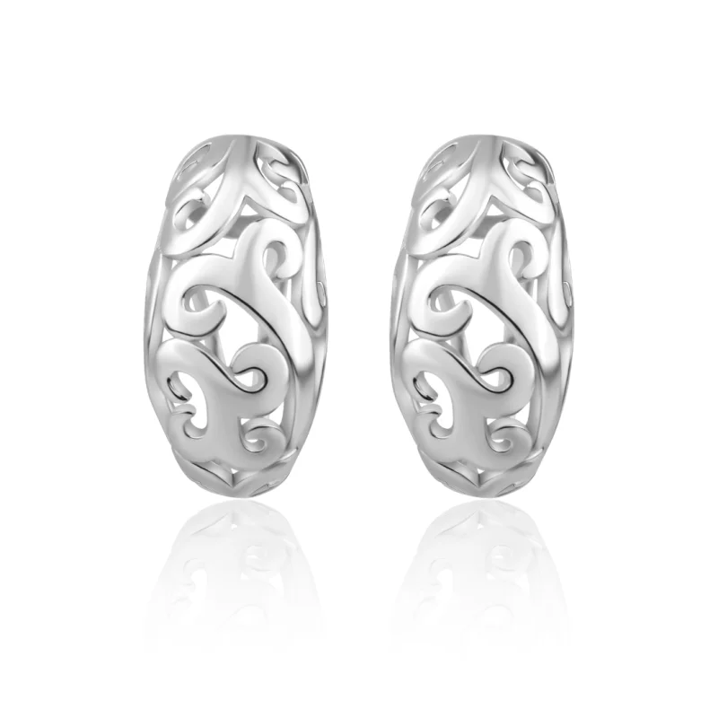 Créoles filigrane motif arabesque Créoles filigrane motif arabesque