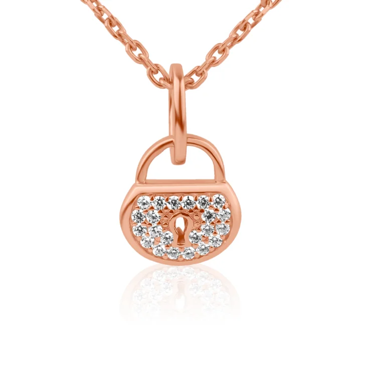 Charm cadenas Excellence Argent 925 R.Gold