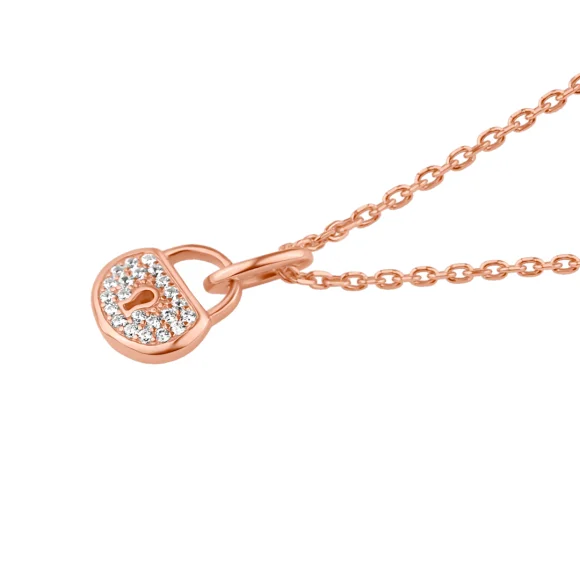 Charm cadenas Excellence Argent 925 R.Gold