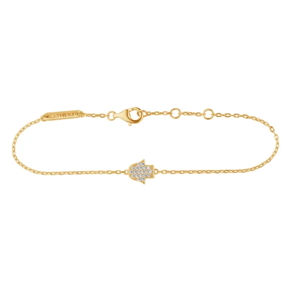 Gourmette Khmissa Excellence Plaqué Or 18K 3Mic