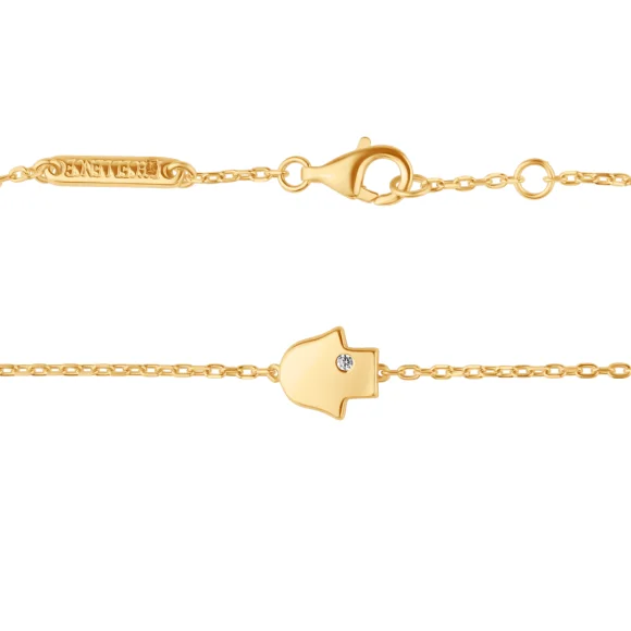 Gourmette Khmissa Excellence Plaqué Or 18K 3Mic