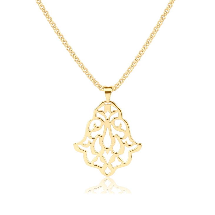 Pendentif Main Excellence Plaqué Or 18K 3Mic