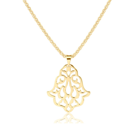 Pendentif Main Excellence Plaqué Or 18K 3Mic