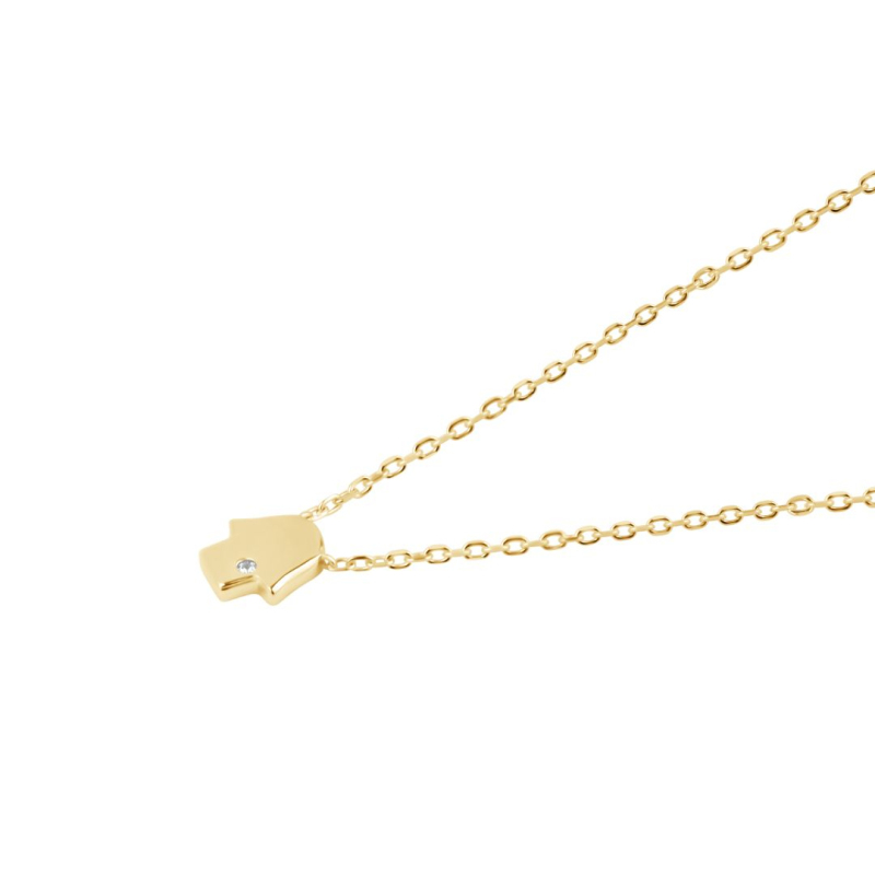 Collier khmissa Excellence Plaqué Or...