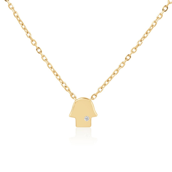 Collier khmissa Excellence Plaqué Or 18K 3Mic