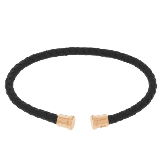 Cuir Noir 4mm Excellence Caméléon Acier 316L R