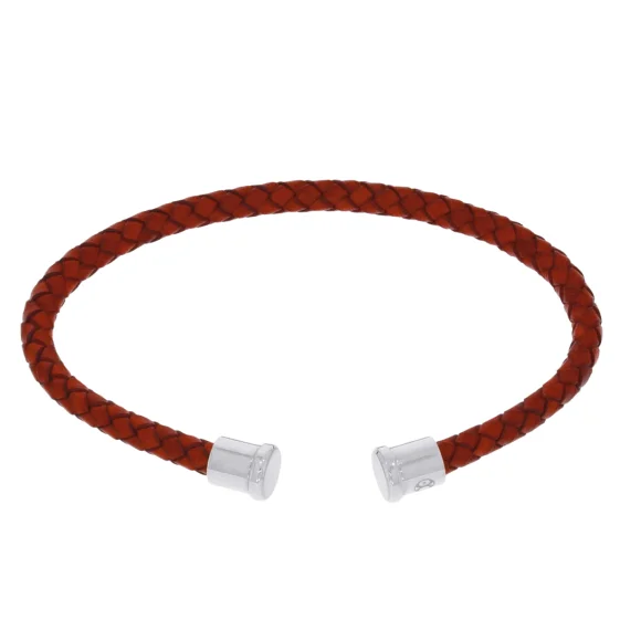 Cuir Rouge 4mm Excellence Caméléon Acier 316L W