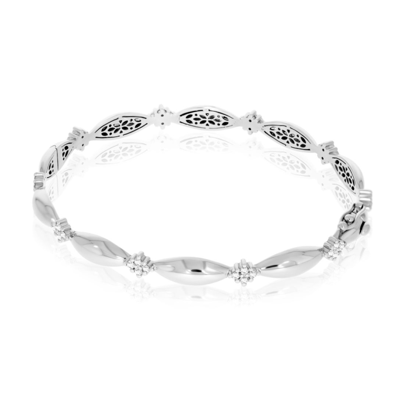 Bracelet Excellence Or gris 750/1000... Bracelet Excellence Or gris 750/1000...
