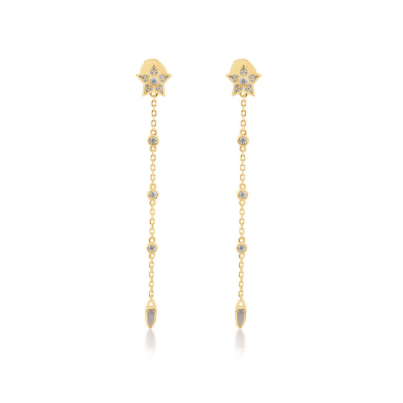 Boucles d'oreilles étoile