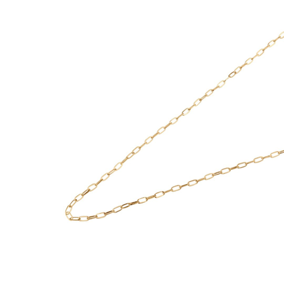 Chaîne forçat Excellence Plaqué Or 3Mic 18K