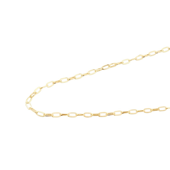 Chaîne forçat Excellence Plaqué Or 3Mic 18K